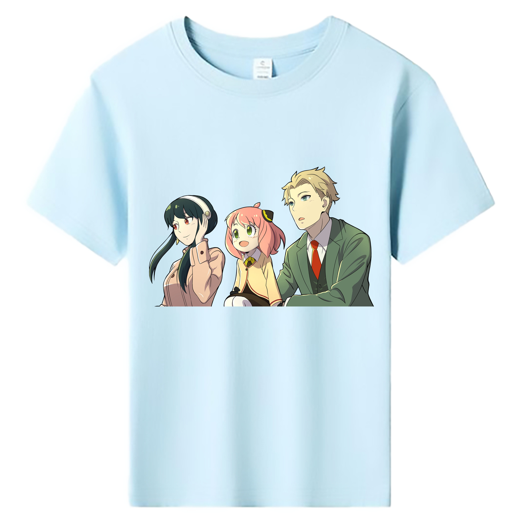 （画像用） SPY×FAMILY间谍家家酒 綿100％キッズTシャツ（フロントプリント）
